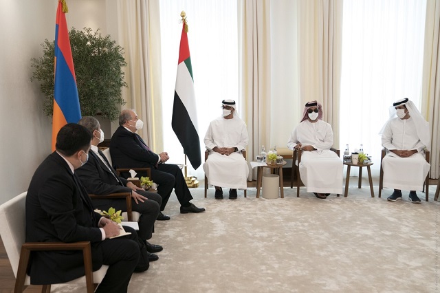 Sheikh Mohammed bin Zayed Al Nahyan expressed the UAE support for the ceasefire between Armenia and Azerbaijan