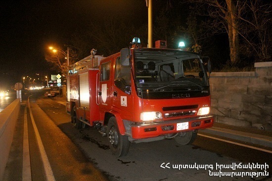 Running down accident in Arno Babajanyan street. there was a victim