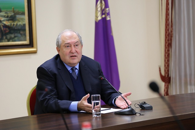 President Armen Sarkissian met with a group of representatives of the Armenian community of Russia (video)