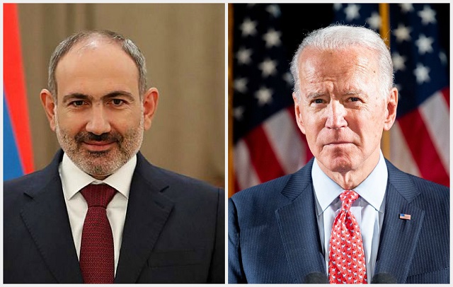 US will continue to advocate for the release of all Armenian detainees held in Azerbaijan, Biden tells Pashinyan
