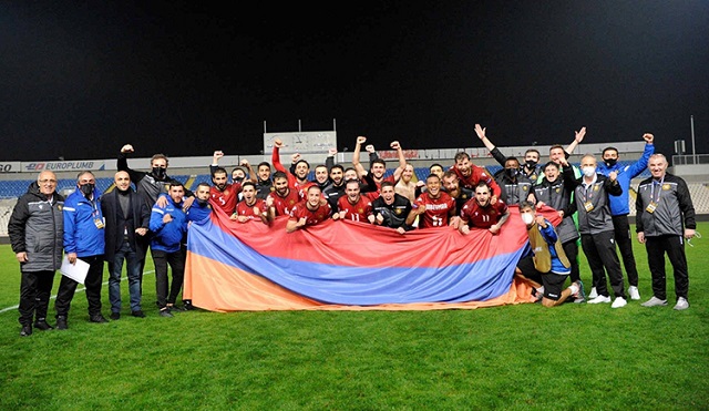 UEFA Nations League: Armenia promoted to B Division after beating Macedonia 1-0