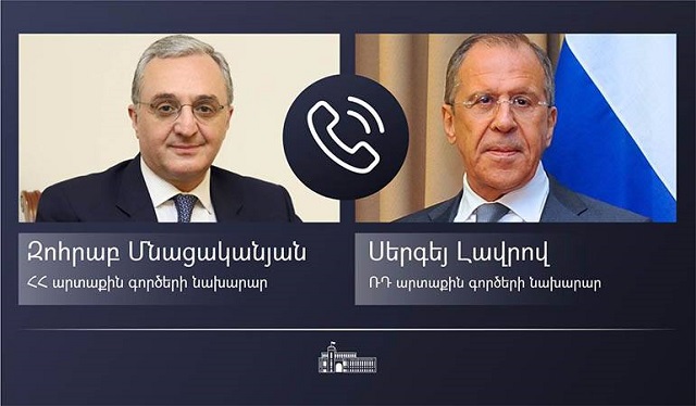 The Foreign Minister of Russia informed his Armenian counterpart about the activity plans of the interdepartmental center for humanitarian response