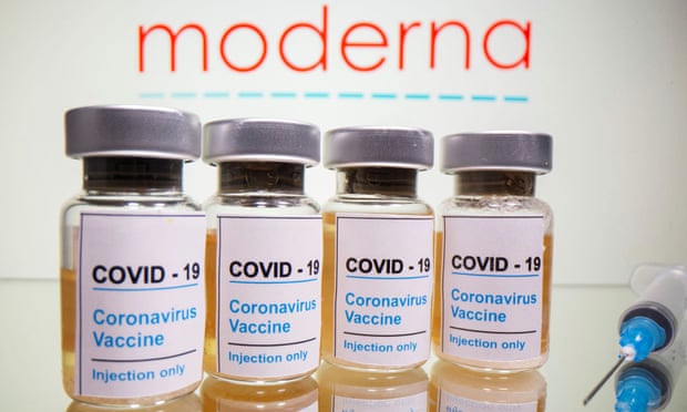 Moderna Covid vaccine candidate almost 95% effective, trials show. The Guardian