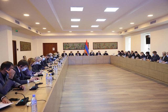 A meeting was held at the Ministry of Foreign Affairs of the Republic of Armenia with the heads of the diplomatic missions