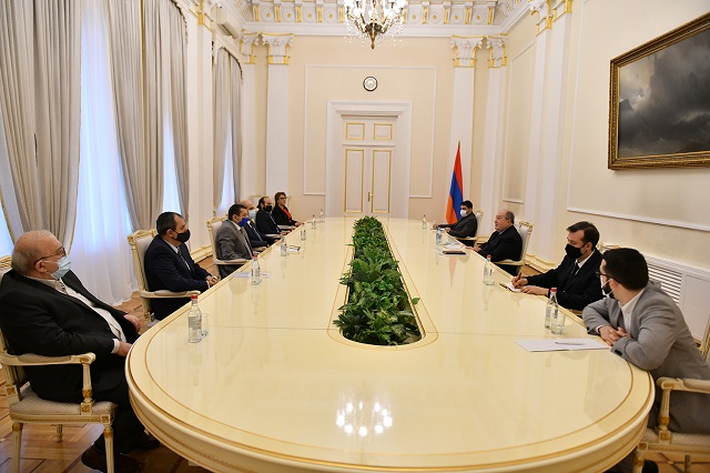 President Armen Sarkissian continues to meet with political forces