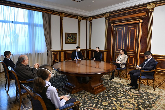 Issues related to representing the interests of Armenia and RA citizens in the international instances discussed with President Armen Sarkissian