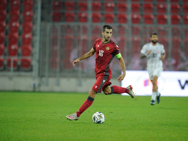 Henrikh Mkhitaryan named Armenia’s Player of the Year