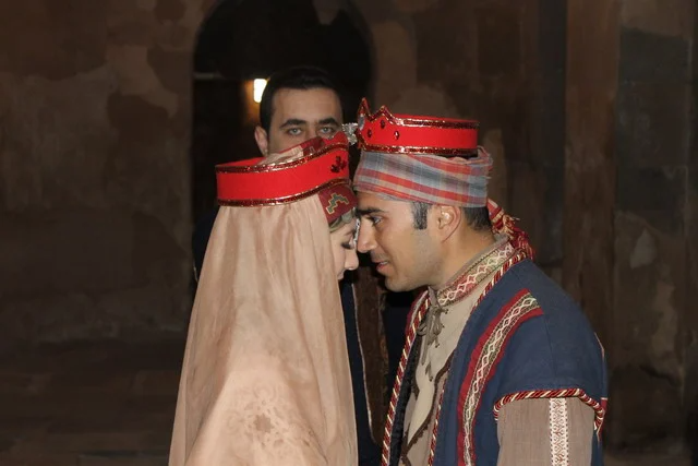 How an archaeologist and his wife got married in Holy Cross Cathedral of Akhtamar in national dress