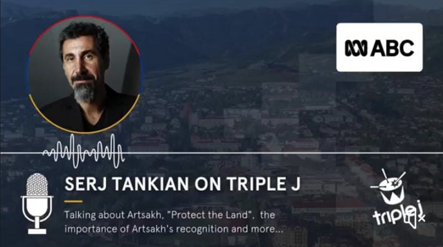 Serj Tankian talks Artsakh on Australian Radio, encourages signing of Federal Parliamentary Petition