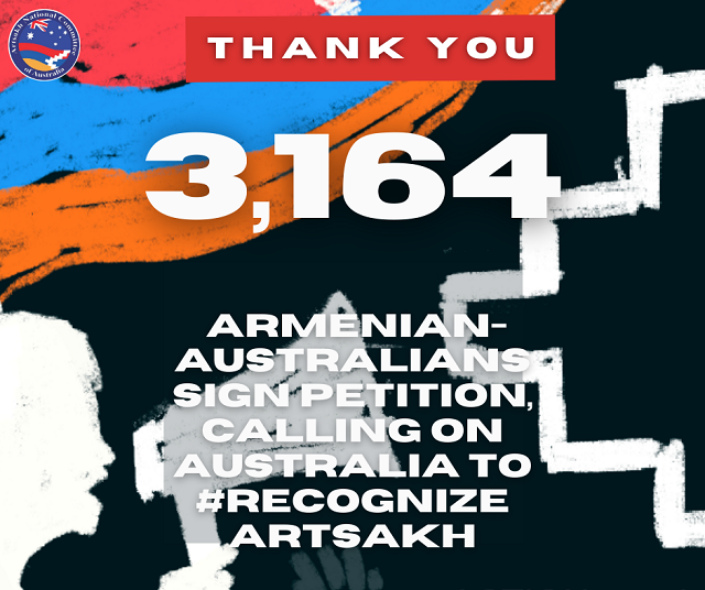 #RecognizeArtsakh petition attracts 3,164 signatures on Australian Parliament website, awaits presentation to House of Representatives