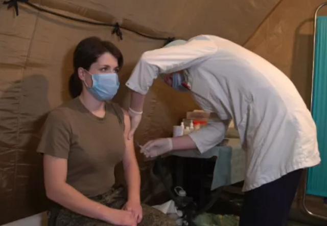 First stage of vaccination of Russian peacekeeper in Artsakh completed