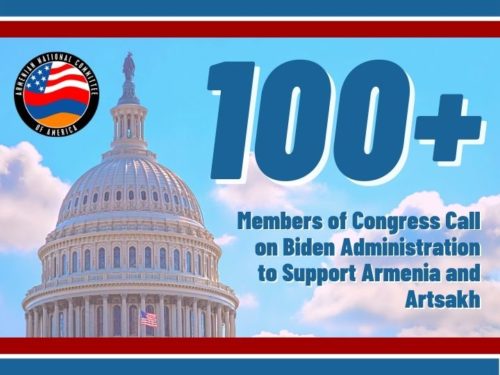 100 U.S. Representatives call on Biden Administration to stand with Artsakh and Armenia