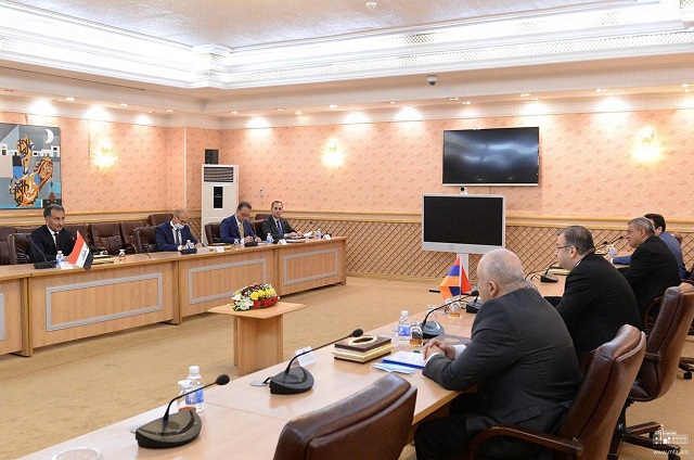 During the meeting, the sides highlighted the role of parliamentary diplomacy in ensuring the normal development of the Armenian-Iraqi relations