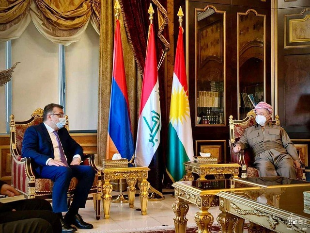 Masoud Barzani highly appreciated the contribution of the Armenian community of Iraqi Kurdistan to the political, social and cultural life of the autonomy