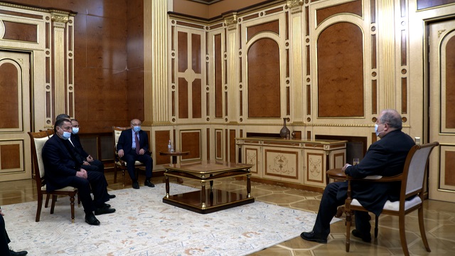 The representatives of the opposition forces presented their approaches and viewpoints to the President of the Republic
