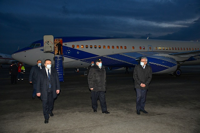 President Sarkissian returns to Armenia