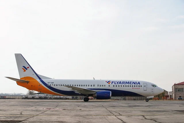 How did an American Boeing 737 registered in Armenia end up in Iran?