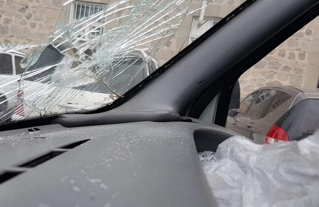 On the Stepanakert-Goris road, the Azeris threw stones at the car transporting the bodies of the killed servicemen