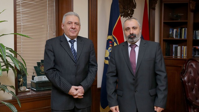 The sides touched upon issues related to the security of Artsakh, the implementation of the peacekeeping mission, and the current political and military developments in the region