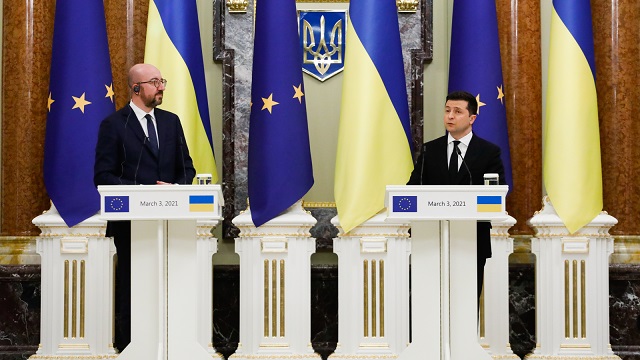 ‘There is no Europe without Ukraine’ – President Charles Michel completes his visit to Donbas and Kyiv