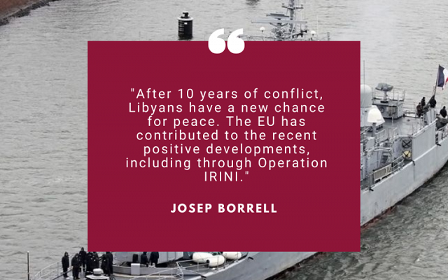 Operation IRINI and the search for peace in Libya