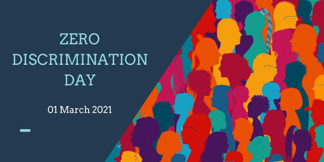 On Zero-Discrimination Day, a message for equality, tolerance and inclusion in times of health crisis