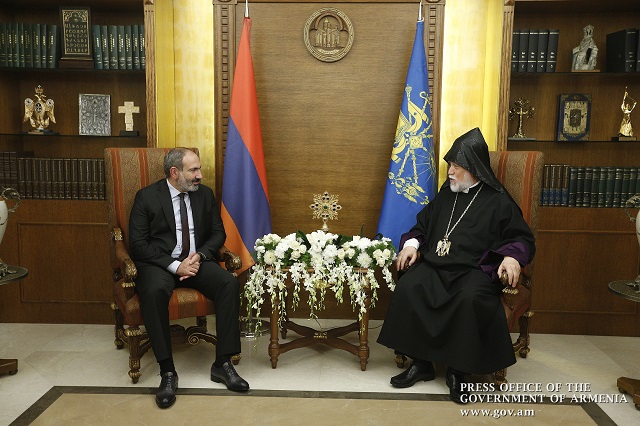 Catholicos of the Great House of Cilicia, His Holiness Aram I sends congratulatory message to RA Prime Minister on the occasion of Easter