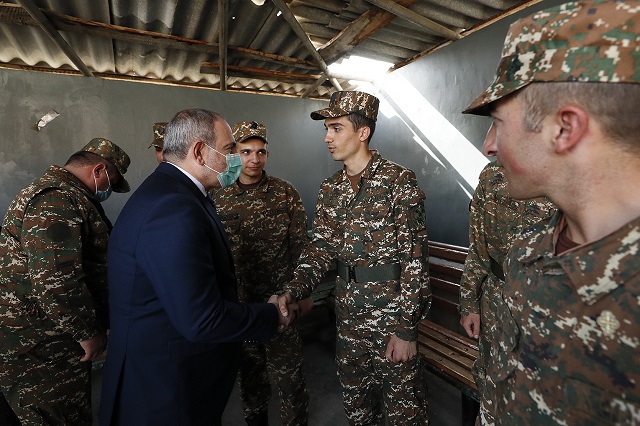 PM visits military unit N in Syunik Marz