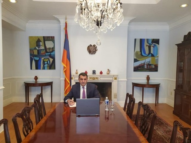 Amb. Nersesyan calls for Azerbaijan to return Armenian captives, end destruction of monuments, and negotiate Artsakh status