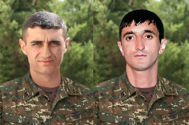 Two servicemen posthumously named Heroes of Artsakh
