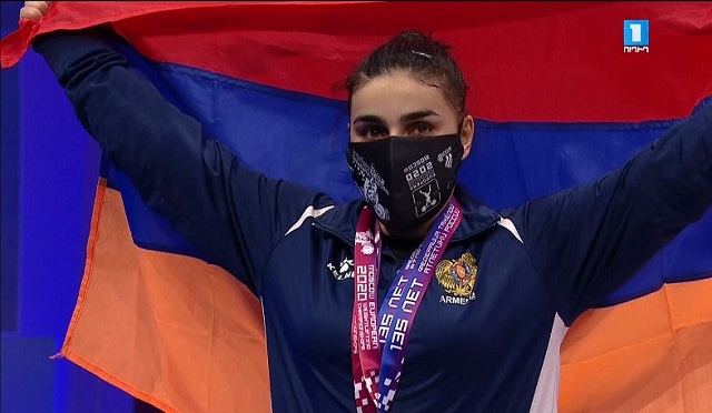 Armenia’s Liana Gyurjyan wins bronze at European Weightlifting Championships