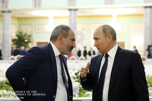 Nikol Pashinyan and Vladimir Putin exchanged views on the Armenian-Turkish dialogue, the latest regional developments, and the situation in Ukraine