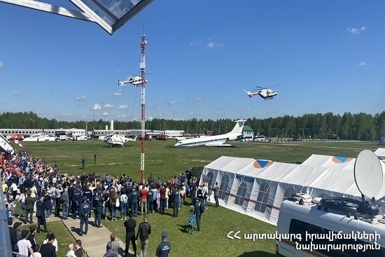 Large-scale demonstration exercise was held within the framework of “Integrated Safety and Security 2021” international exhibition in Russia