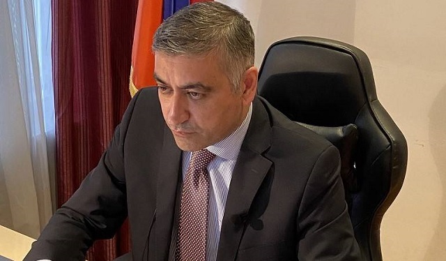 Ambassador Armen Papikyan touched upon the encroachment of Azerbaijan on the sovereign territory of Armenia