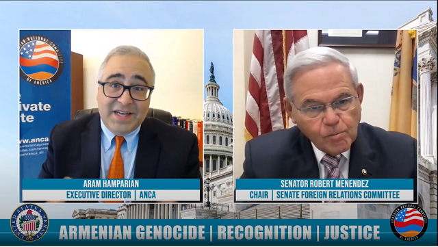 Sen. Bob Menendez shares the real story of behind U.S. Recognition of the Armenian Genocide