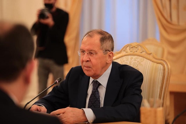 West trying to create instability belt around Russia, Lavrov says