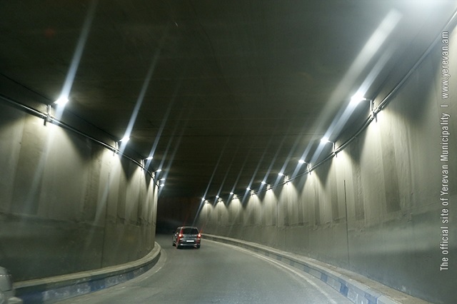 Illumination of tunnel leading from Abovyan square to Myasnikyan avenue modernized