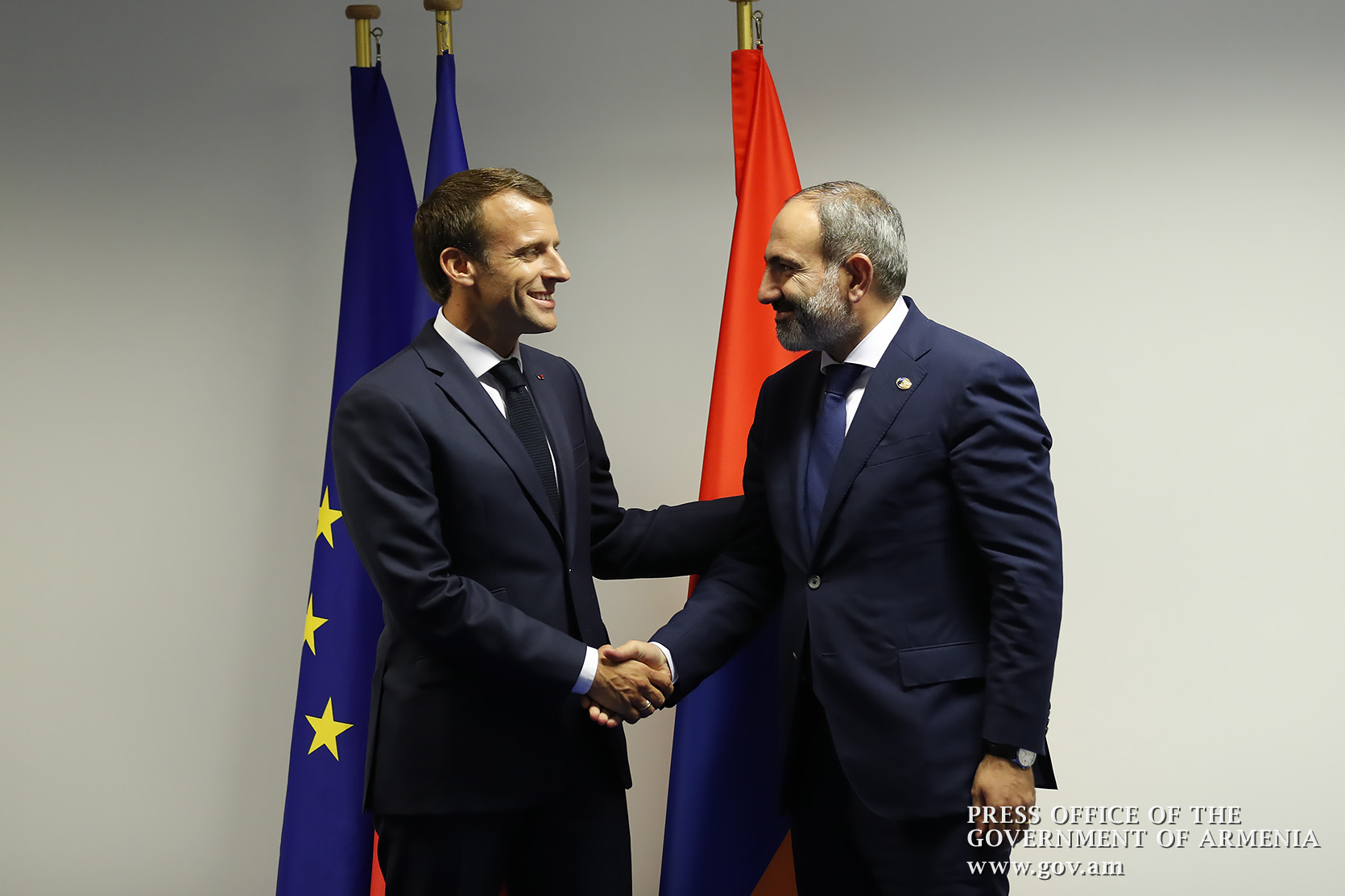 Armenian people can count on full support of France: Macron congratulates Pashinyan on election win
