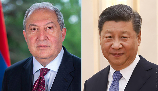 I am confident that the mutually beneficial Armenian-Chinese cooperation will continue to strengthen and deepen. Armen Sarkissian sent a congratulatory message to President of China Xi Jinping