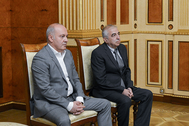 Armen Sarkissian received the delegation of the Union of NSS Reserve Officers NGO