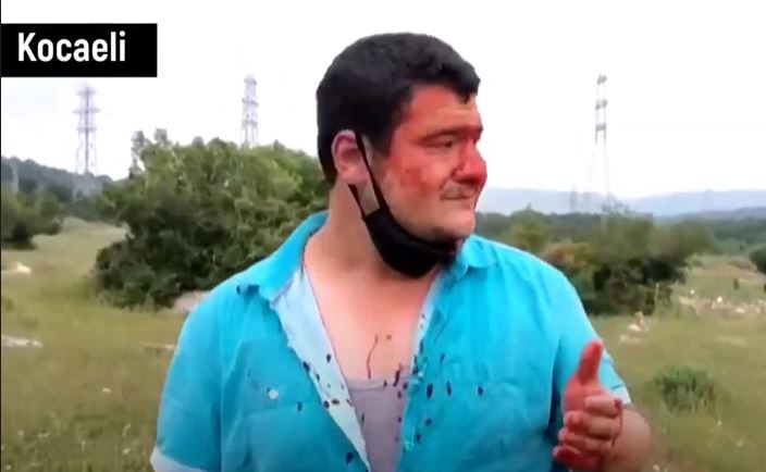 Turkish journalist Mustafa Uslu beaten, equipment broken in Kocaeli