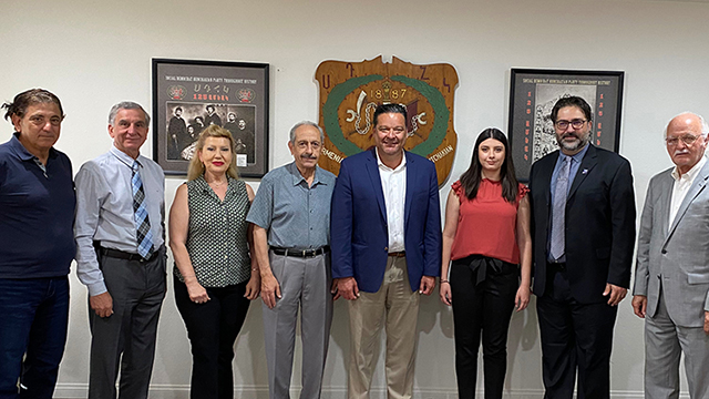 Armenian American Organizations Meet with Pasadena Mayor Victor Gordo