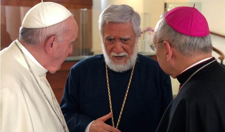His Holiness Aram I asks Pope Francis to contribute to the release of Armenian POWs