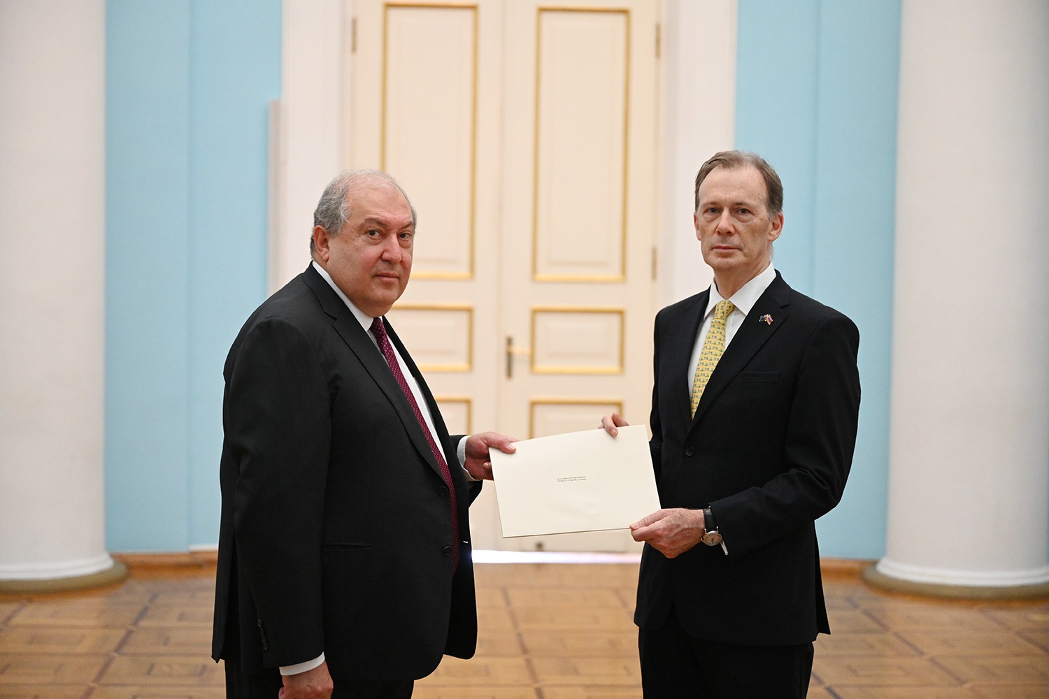 It is possible to do more for the development of Armenian-Australian relations. The newly appointed Ambassador of Australia to Armenia presented his credentials to President Armen Sarkissian