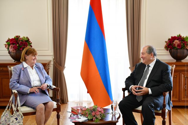 You have always stood by the Armenian people. President Armen Sarkissian congratulated Baroness Caroline Cox on her birthday