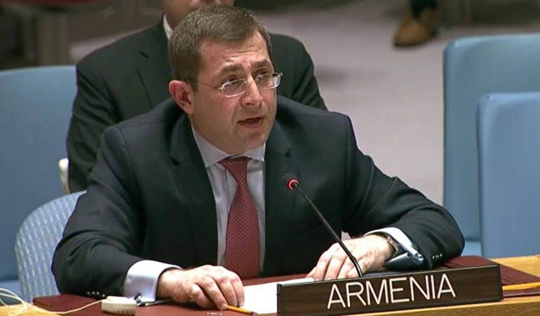 Azerbaijan’s aggressive actions, territorial claims on Armenia presented to Chairman of the UN Security Council