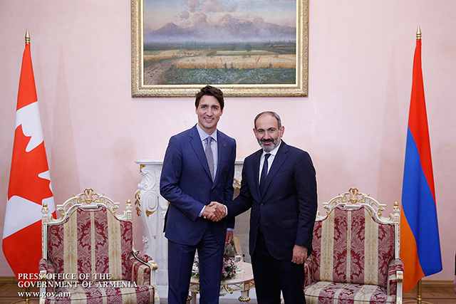 “Armenia-Canada cooperation has great potential for furtherance” – Nikol Pashinyan congratulates Justin Trudeau