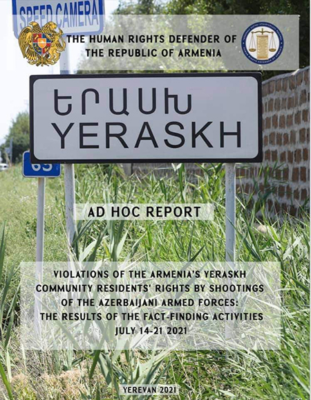 Arman Tatoyan presents new report on Azerbaijani shootings in the vicinity of Yeraskh