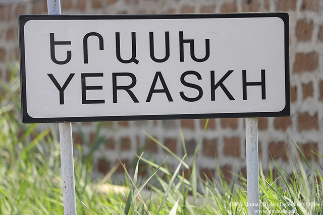 Azerbaijani forces fire at Armenian positions in Yeraskh