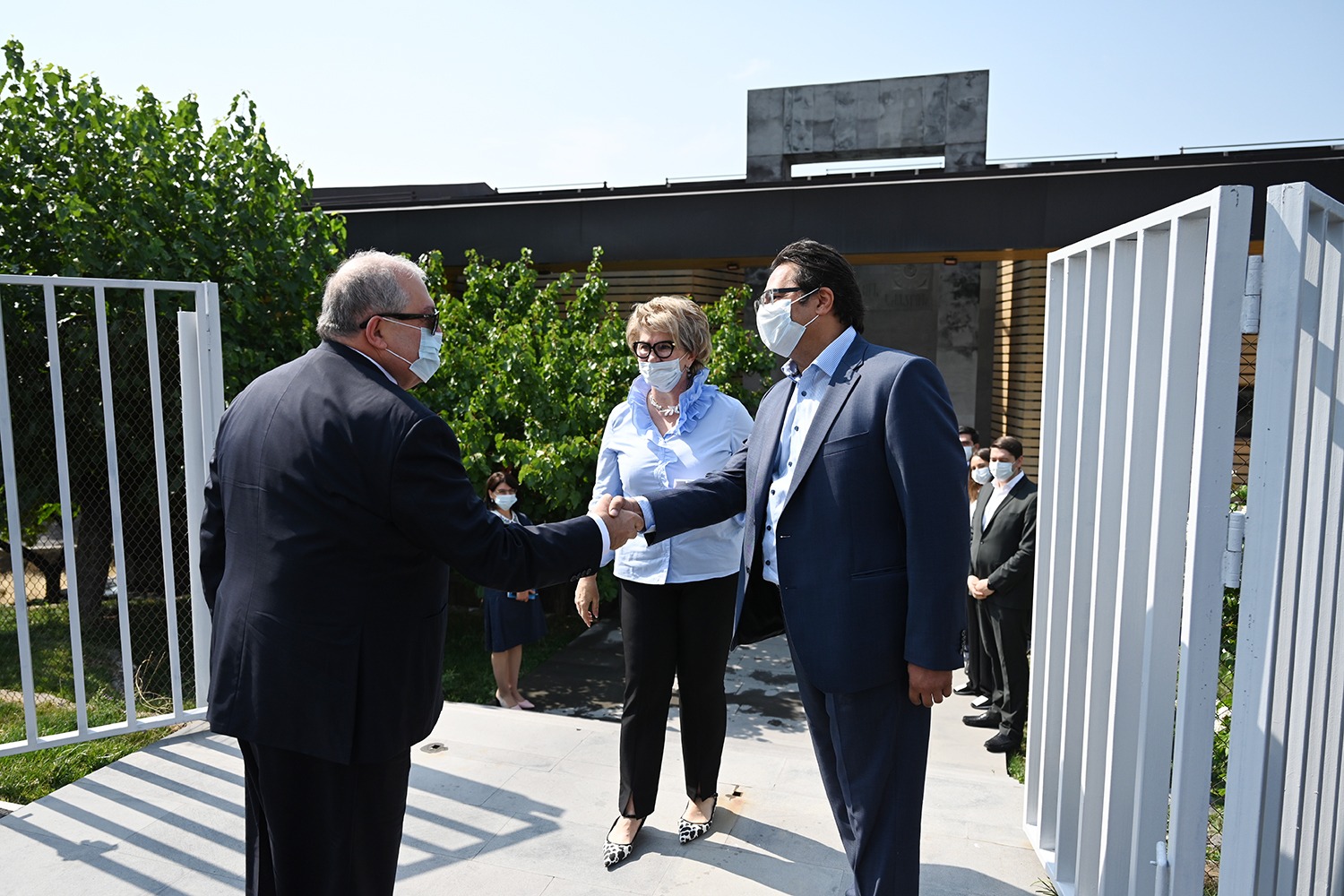 President Armen Sarkissian visited the Arthur Tarkhanyan Centre